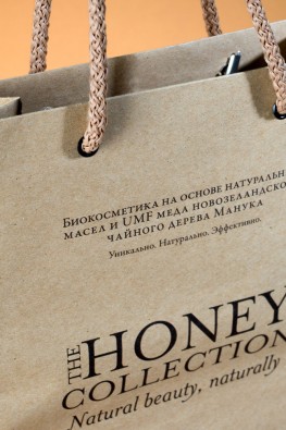 Бумажный пакет из крафта "Honey Collection", Москва