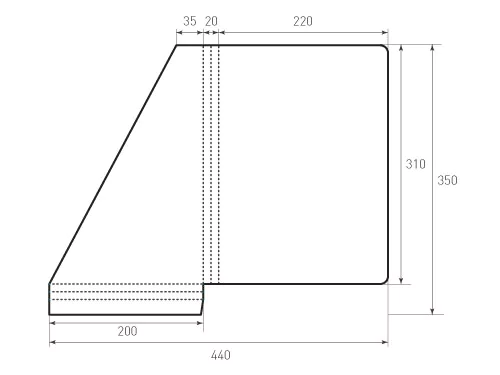 FS 220x310x20 Corner