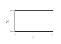 SKRUGLENIE 90×50 4 R2