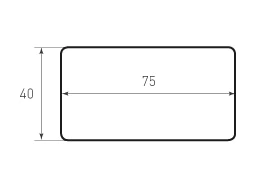 SKRUGLENIE 75×40 R3