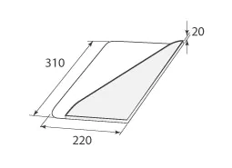 FS 220x310x20 Corner