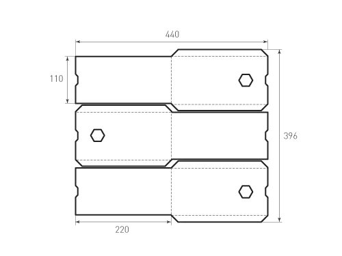 KV 110×220 3item okno