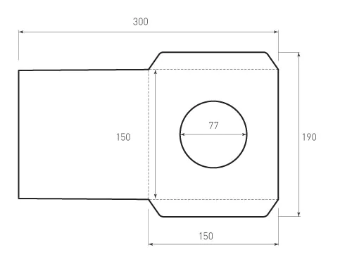 KD 150×150 okno D77