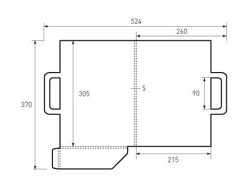 portfel 260x305x05 papka