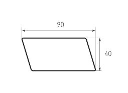 SKRUGLENIE 90×40 R2.8+5.5