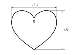 Birki hearts 51,7×45 6item+D2