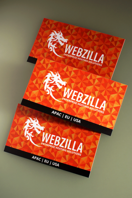 визитки компании WebZilla