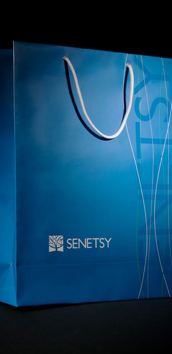 Бумажный пакет для компании "Senetsy"