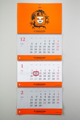 Квартальный календарь "DT Production"