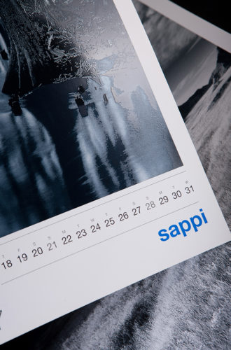 Настенный перекидной календарь "Sappi"