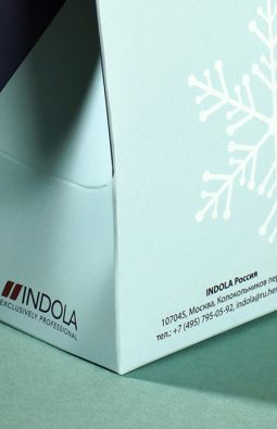 Картонная коробка для компании Indola "Набор для глинтвейна"