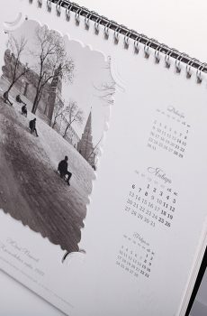 Настольный перекидной календарь для Центра Фотографии им. братьев Люмьер