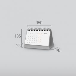 Модель NG-5. Горизонтальный перекидной настольный календарь