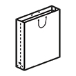 Штамп для вырубки вертикального бумажного пакета v 210-250-30 (1 шт. на штампе). Привью 110x110 пикселов.