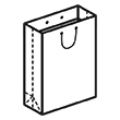 Штамп для вырубки вертикального бумажного пакета v 240-320-90 (1 шт. на штампе). Привью 110x110 пикселов.