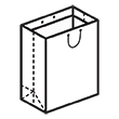 Штамп для вырубки вертикального бумажного пакета v 270-300-140 (1 шт. на штампе). Привью 110x110 пикселов.