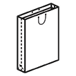 Штамп для вырубки вертикального бумажного пакета v 380-500-100 (1 шт. на штампе). Привью 110x110 пикселов.