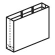 Штамп для вырубки горизонтального бумажного пакета g 540-420-160 (1 шт. на штампе).