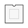 Штамп для вырубки квадратного конверта kd 124x124 (1 шт. на штампе). Привью 110x110 пикселов