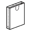 Штамп для вырубки вертикального бумажного пакета v 340-365-50 (1 шт. на штампе). Привью 110x110 пикселов.
