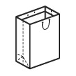 Вертикальный бумажный пакет V300-400-150. 110x110 px