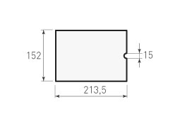 Горизонтальный конверт 213,5x152