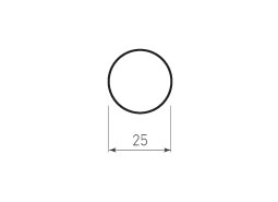 Круг диаметром 25 мм